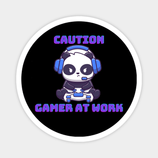 Gamer at work Magnet